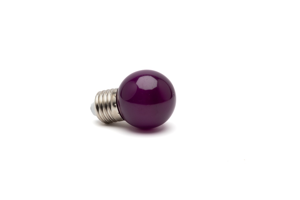 Outdoor LED bulb dark purple 