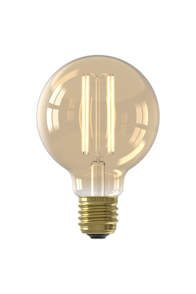Light bulb LED Globe golden filament G80 3.5W