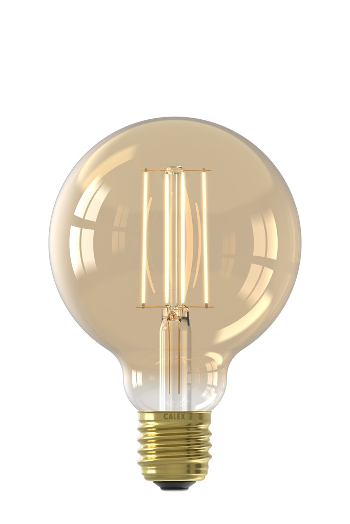 Lamp LED Globe goud filament G95 4.5W