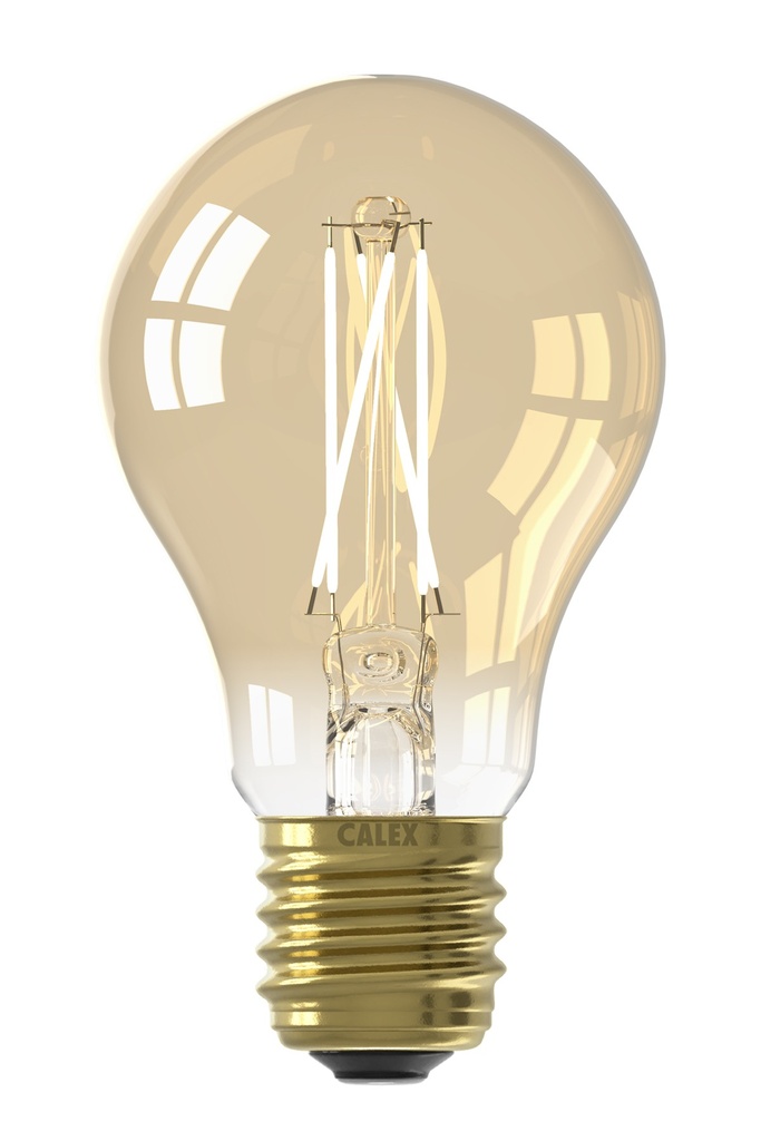 Lamp LED Standaard goud filament