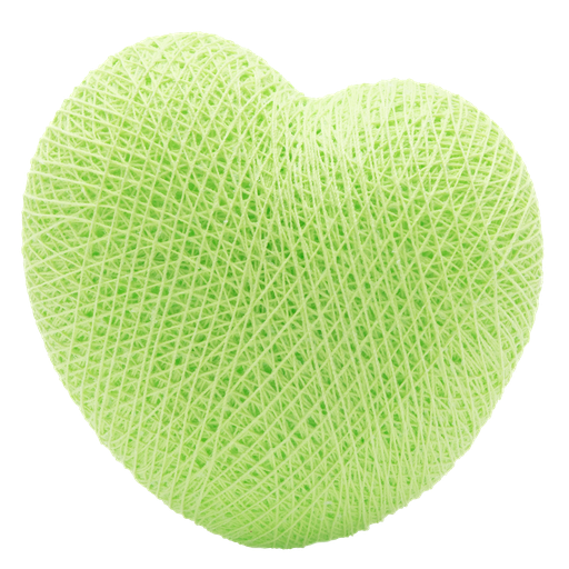 [H15] COEUR Vert Amande nr15