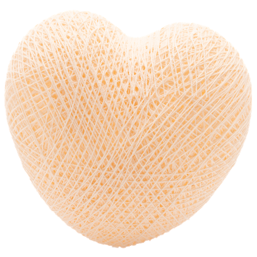 [H57] HEART Peach nr57