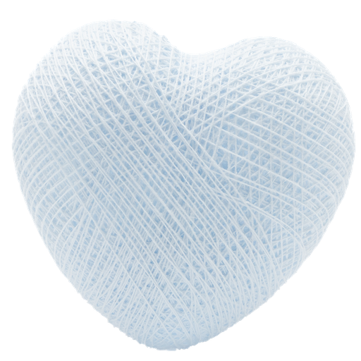 [H67] HEART Soft Blue nr67